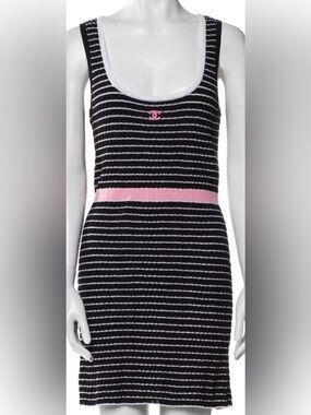 CHANEL | Dresses | Chanel Multicolor Printed Jersey Full Sleeve Mini Dress  L | Poshmark